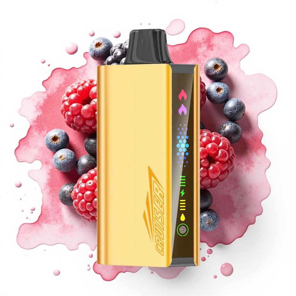 JNR Cruiser 12000 Puffs Ladesystem Disposable Vape – 25ml, 3500 mAh, Svartbjørn Is