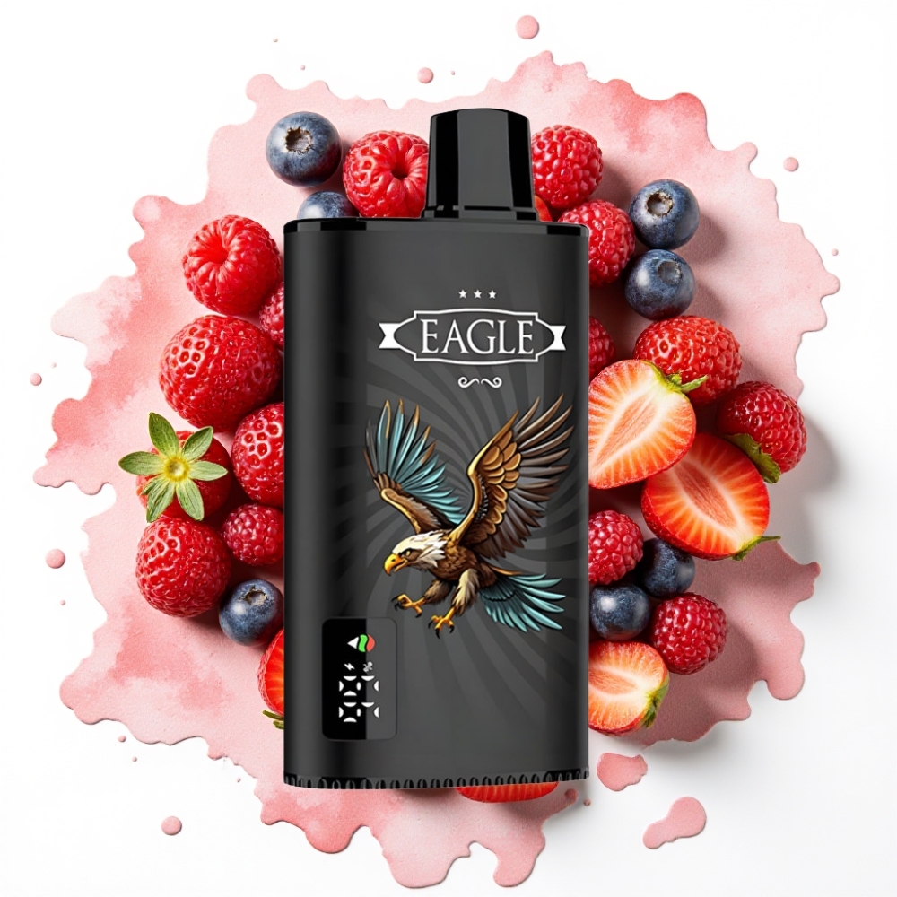 JNR EAGLE Smart 23000 Puffs Disposable Vape Blandede Bær 25ml 750mAh 1.0ohm