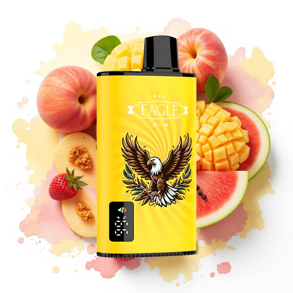 JNR EAGLE Smart 23000 Puffs Disposable Vape Fersken Mango Vannmelon 25ml 2%