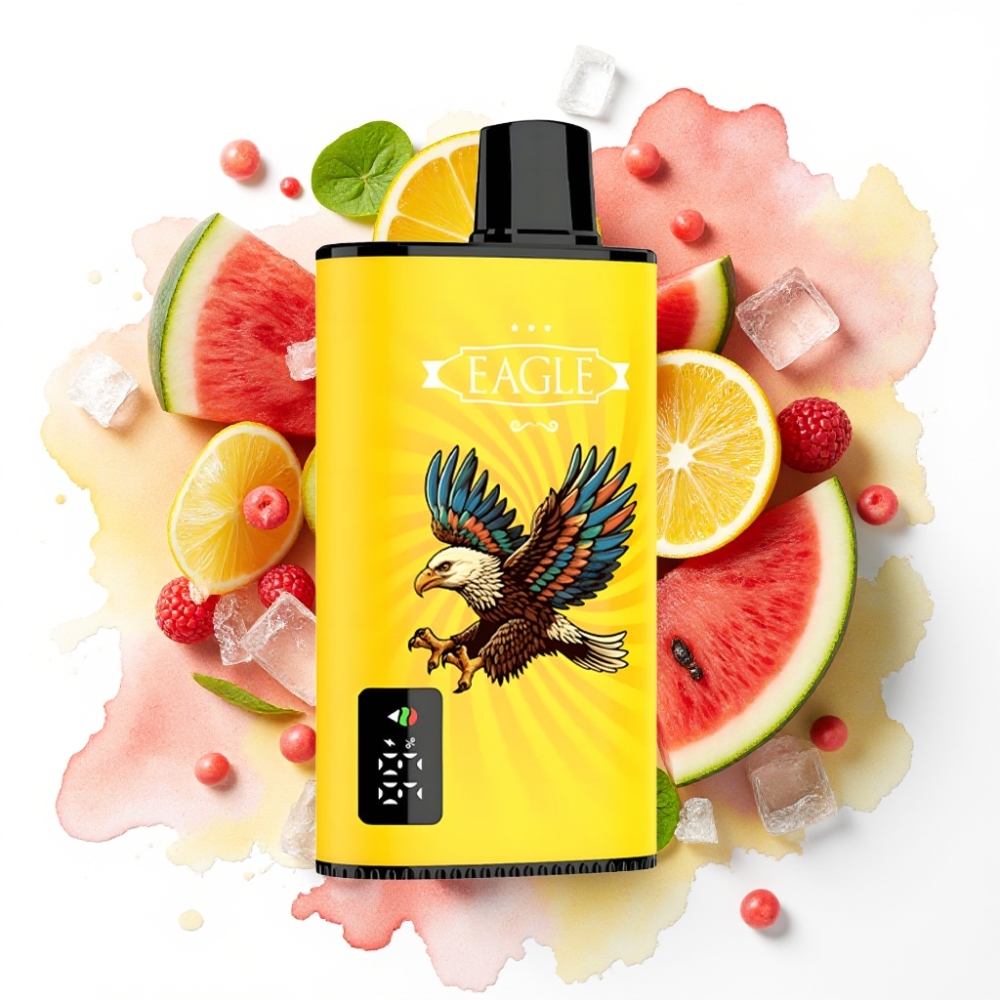 JNR EAGLE Smart 23000 Puffs Disposable Vape Kiwi Vannmelon Is – 25ml, 2 %, 750mAh