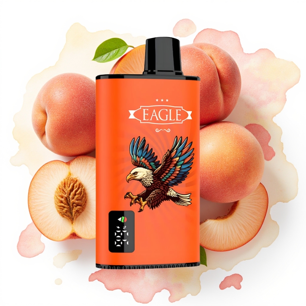 JNR EAGLE Smart 23000 Puffs Disposable Vape Saftige Fersken, 25ml, 2% nikotin