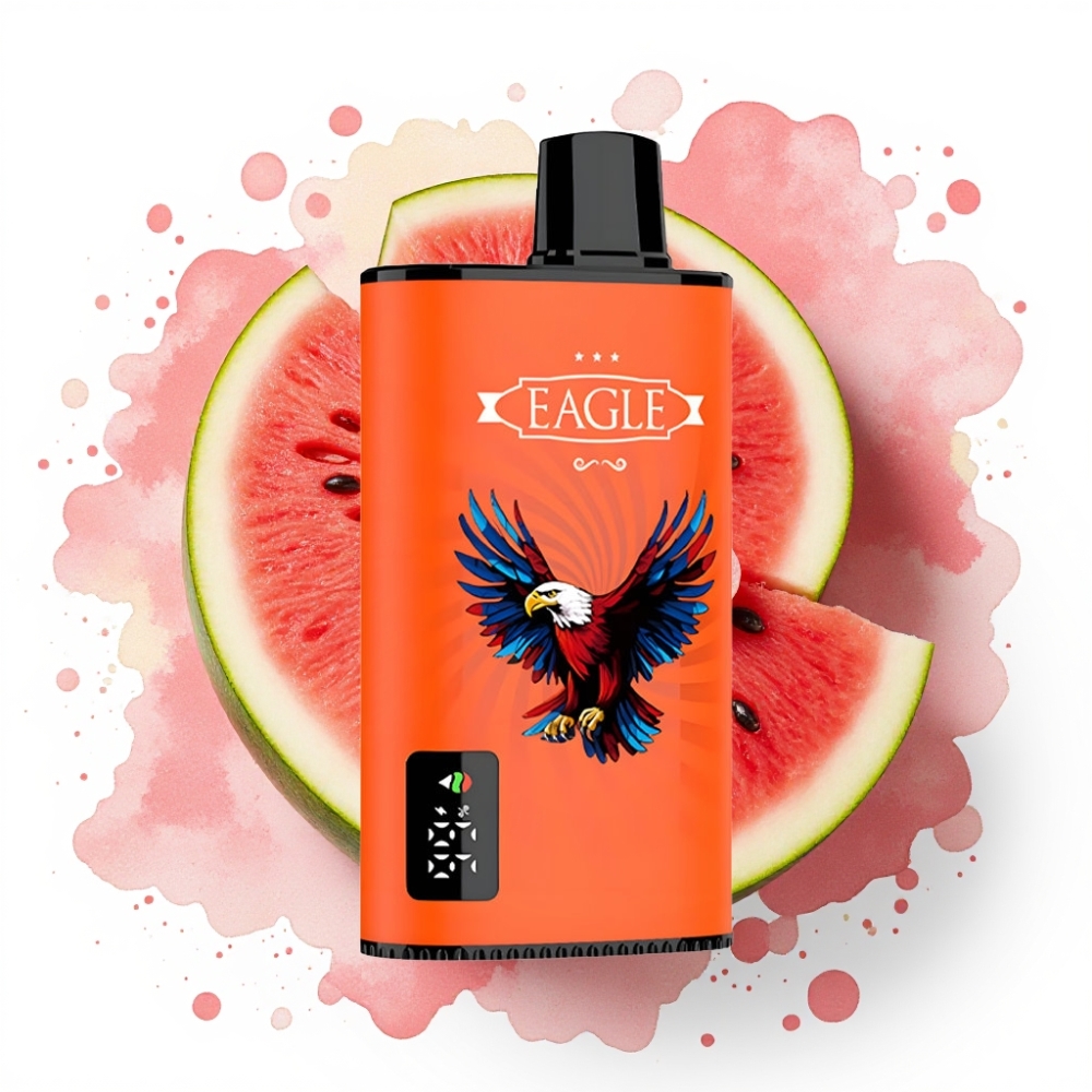 JNR EAGLE Smart 23000 Puffs Disposable Vape Vannmelon Bubblegum – Digital Skjerm, 1.0ohm Mesh Coil, 25ml