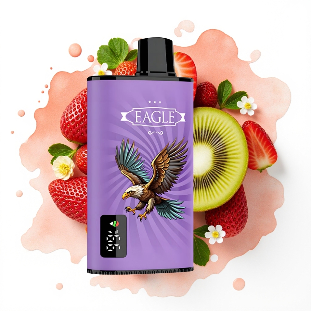 JNR EAGLE Smart 23000 Puffs Engangsvaper Jordbær Kiwi 25ml 750mAh