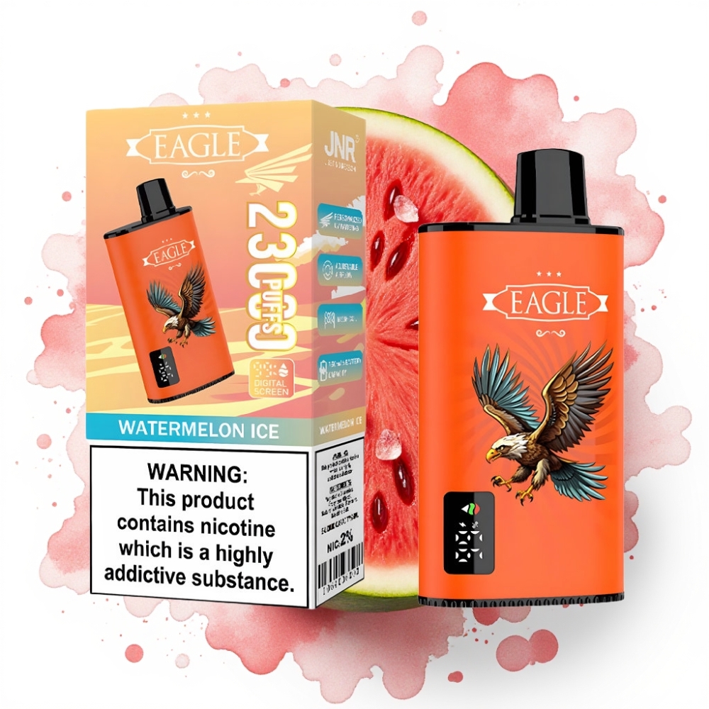 JNR EAGLE Smart 23000 Puffs Engangsvaper Vannmelon Is, 25ml, 750mAh, Type-C