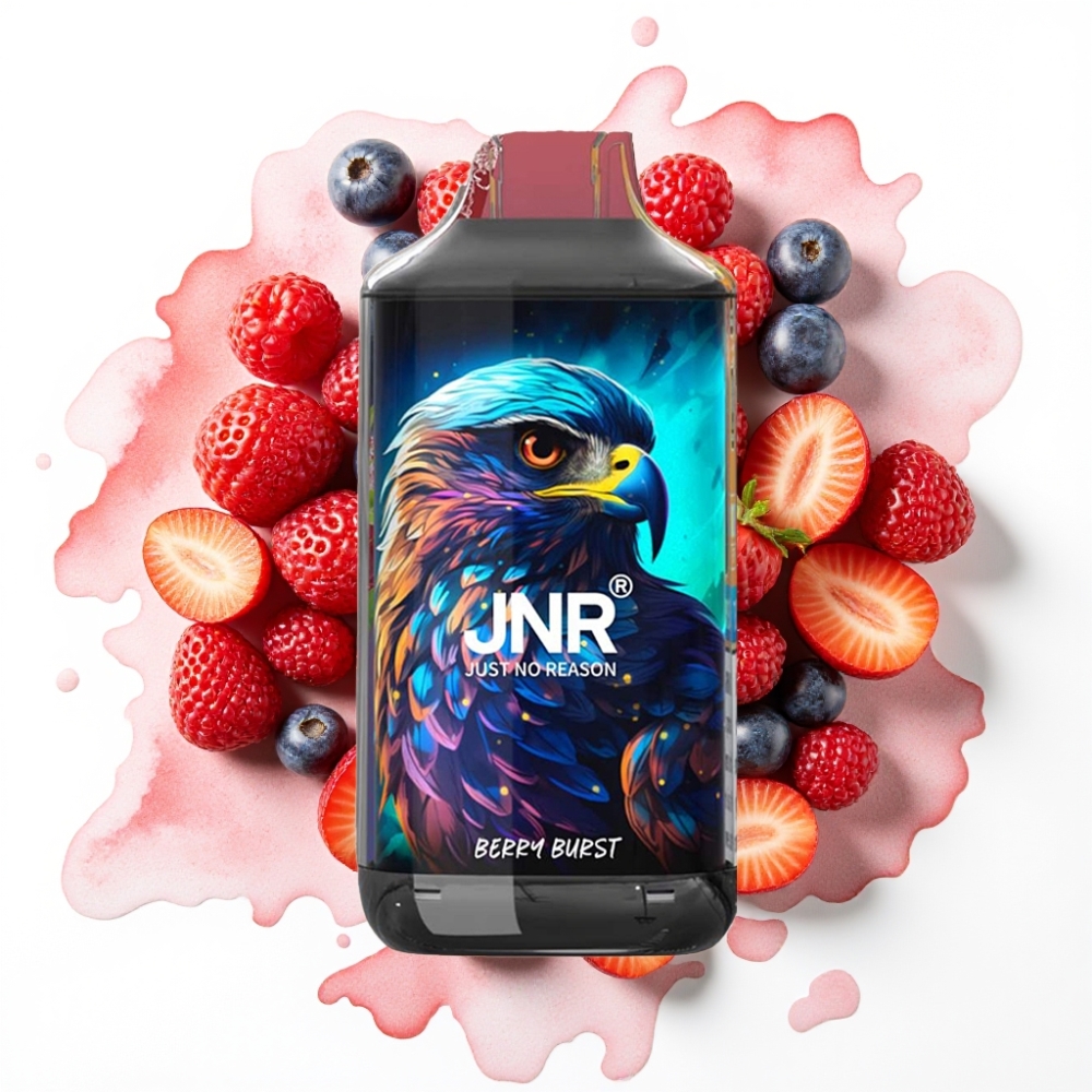 JNR Falcon 16000 Puffs Bærbølge – 850mAh, 22ml, Dual Mesh Coil