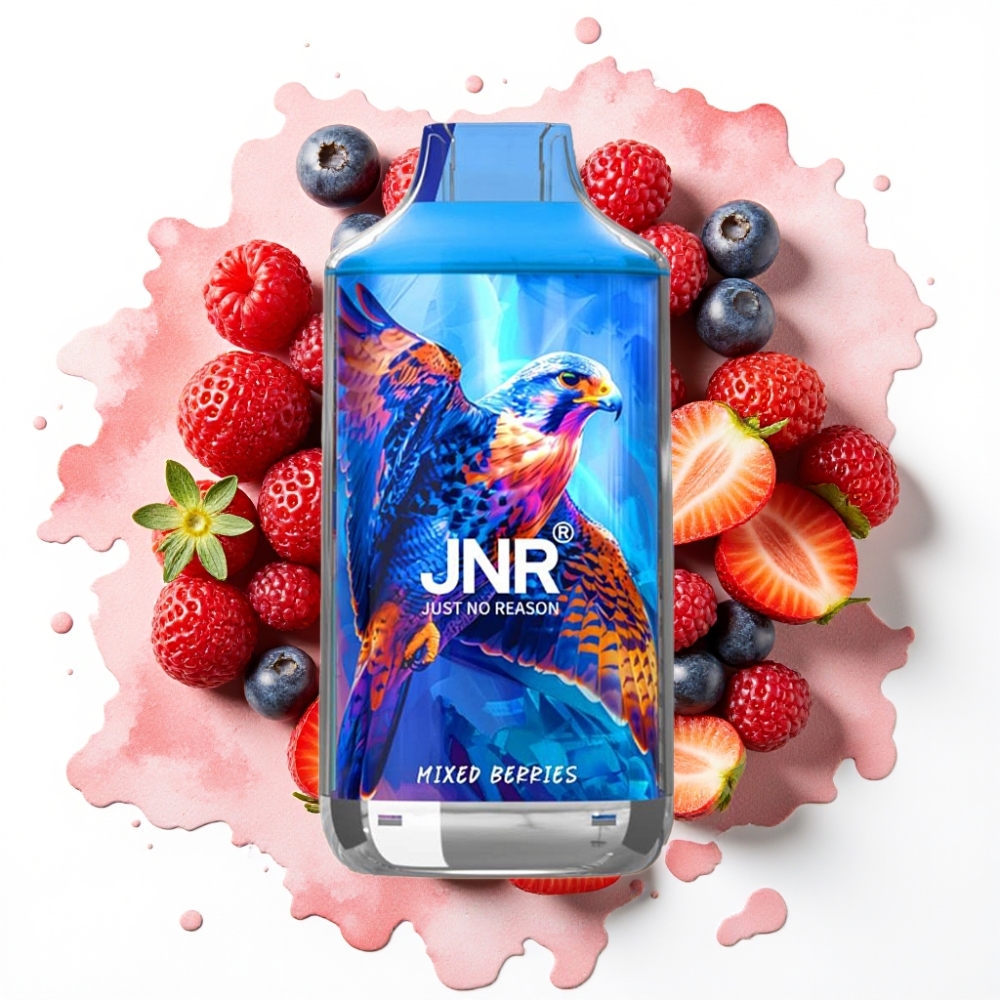 JNR Falcon 16000 Puffs Blandede Bær – 22ml, 850mAh, Type C