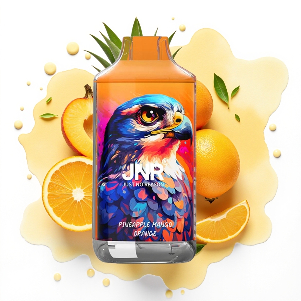 JNR Falcon 16000 Puffs Engangsvaper Ananas Mango Appelsin – 22ml, 850mAh, Type C