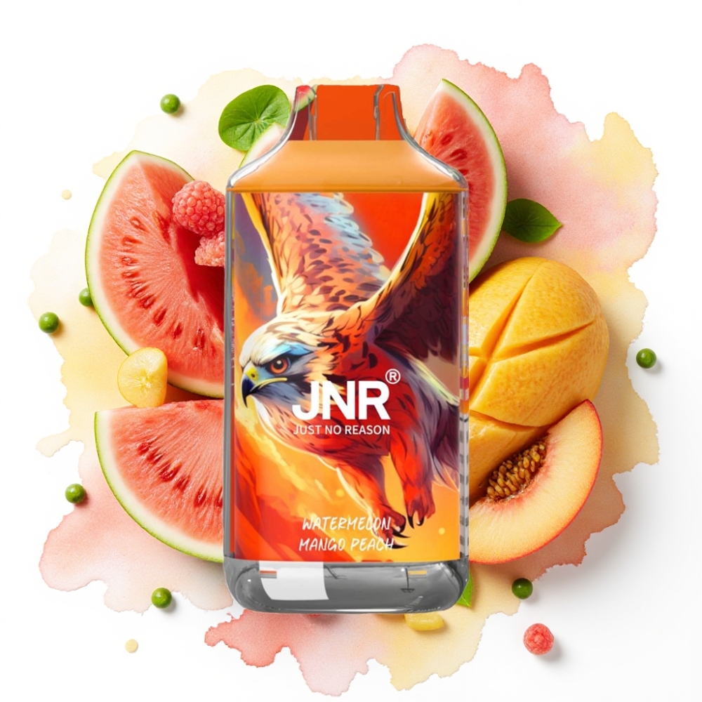 JNR Falcon 16000 Puffs Vannmelon Mango Fersken – 22ml, 850mAh, Type C