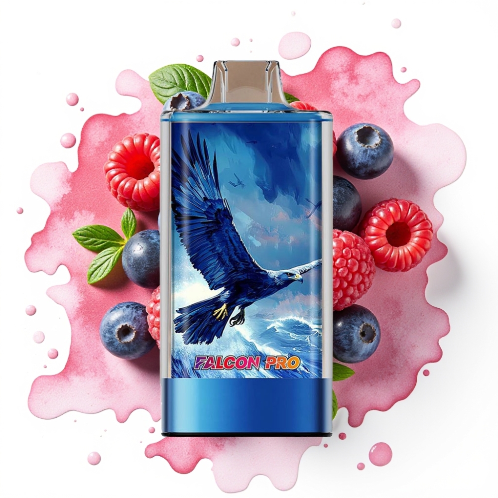 JNR Falcon Pro 28000 Disposable Vape Blåbær Sur Bringebær – 30ml/950mAh/28000 Puffs