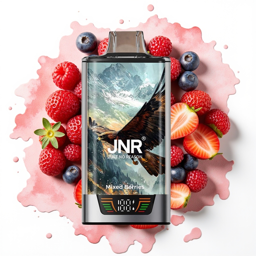 JNR Falcon Pro 28000 Disposable Vape Blandede Bær – 30ml/950mAh/28000 Puffs