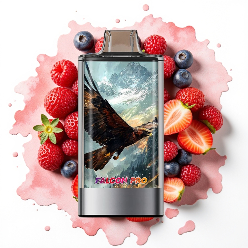 JNR Falcon Pro 28000 Disposable Vape Blandede Bær – 30ml/950mAh/28000 Puffs