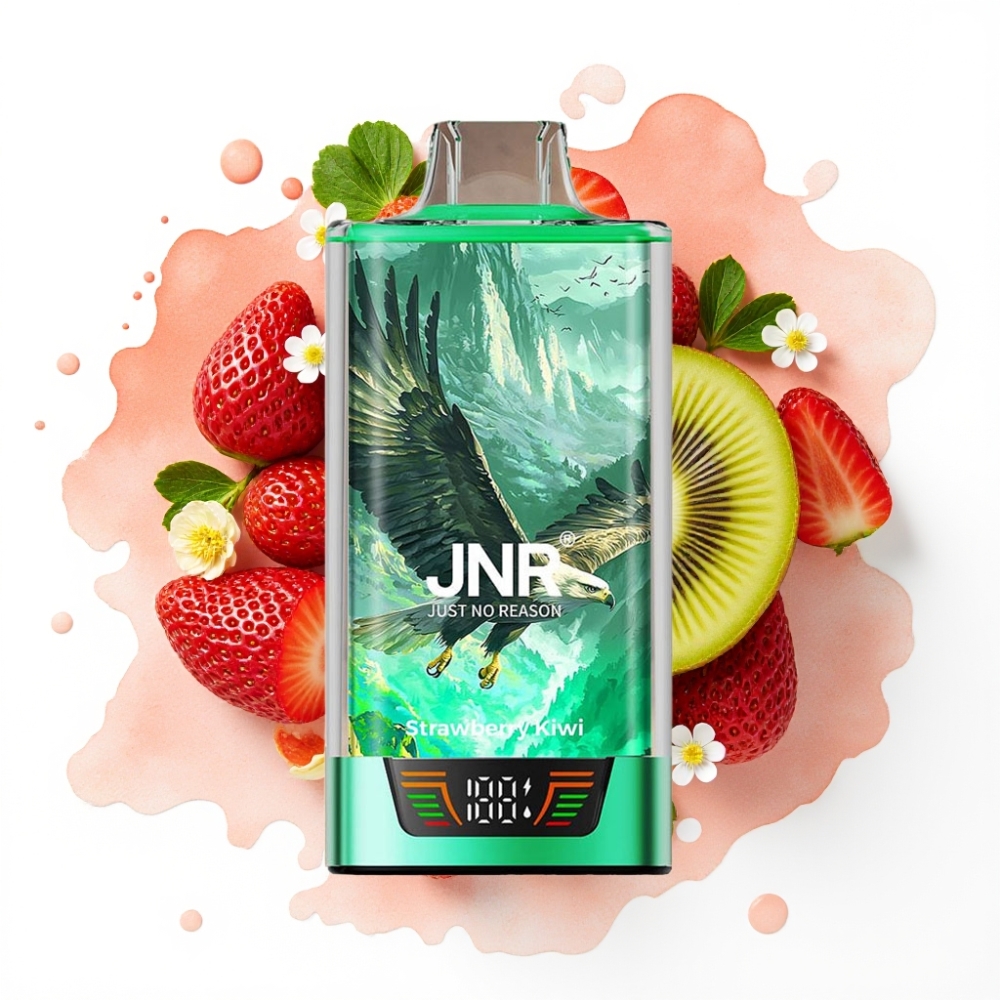 JNR Falcon Pro 28000 Disposable Vape Jordbær Kiwi – 30ml, 28000 Puff, 5% Nikotin