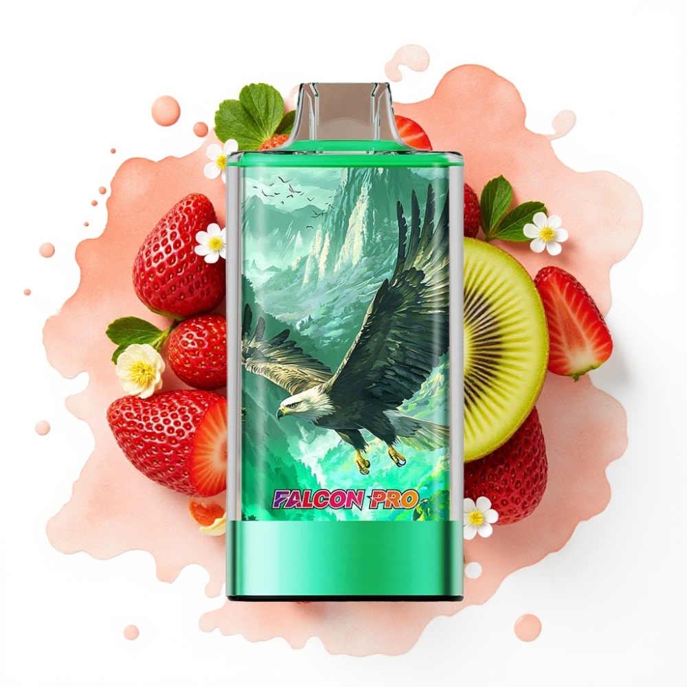 JNR Falcon Pro 28000 Disposable Vape Jordbær Kiwi – 30ml, 28000 Puff, 5% Nikotin