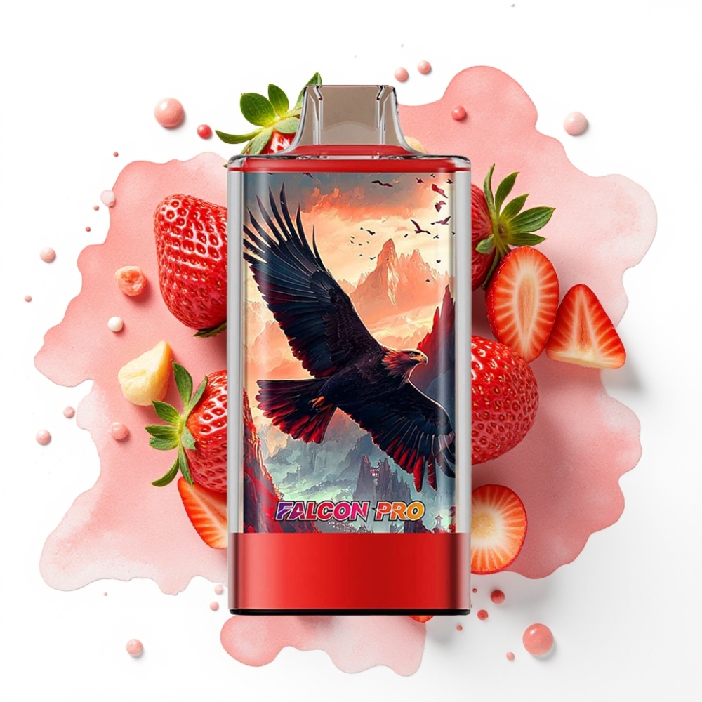 JNR Falcon Pro 28000 Disposable Vape Jordbæris 30ml/950mAh/28000 puff