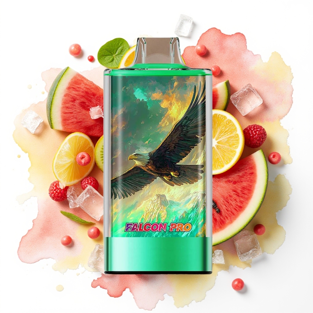 JNR Falcon Pro 28000 Disposable Vape Kiwi Vannmelon Is 30ml/950mAh/5%