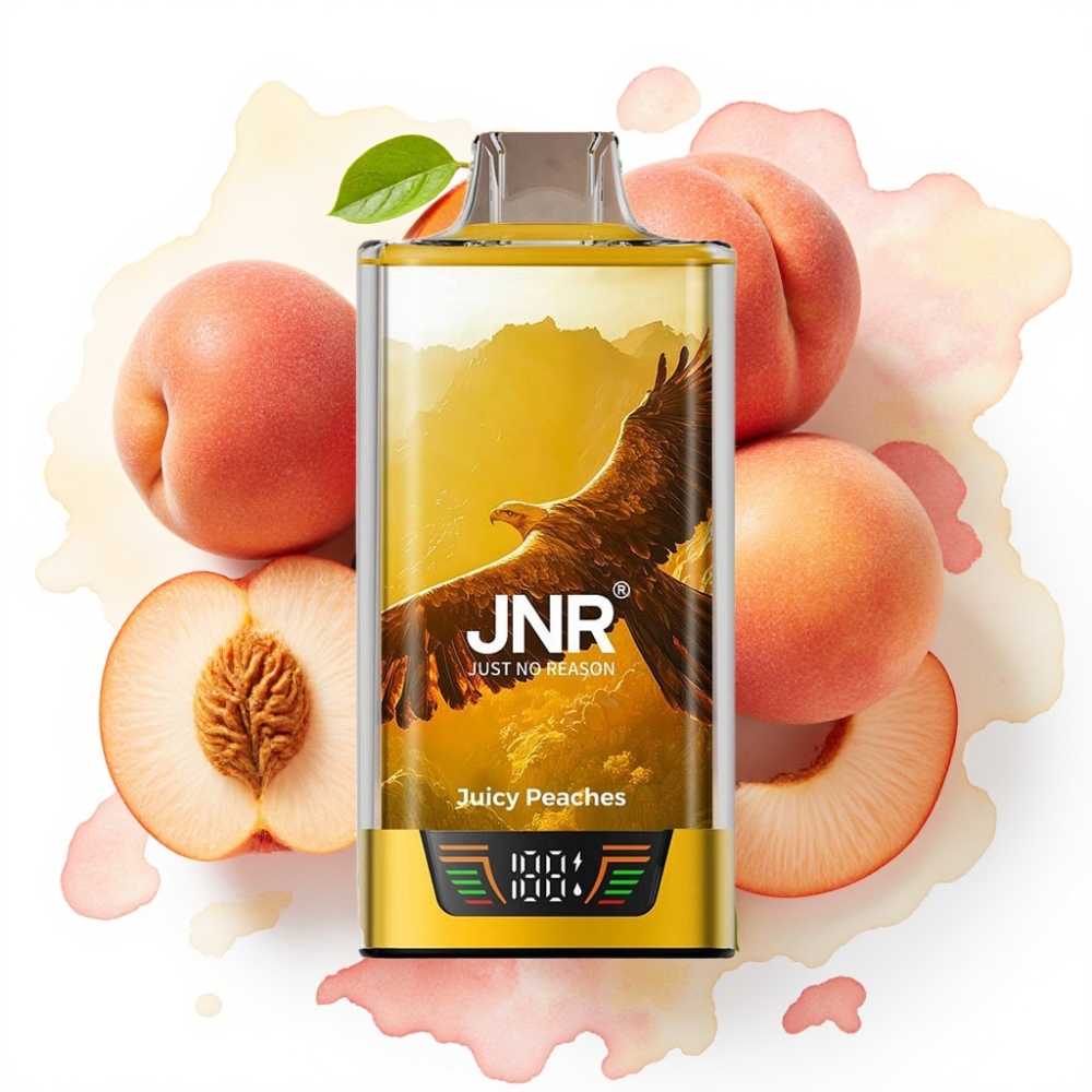 JNR Falcon Pro 28000 Disposable Vape Saftige Fersken – 30ml, 28000 Puffs, 5% Nikotin
