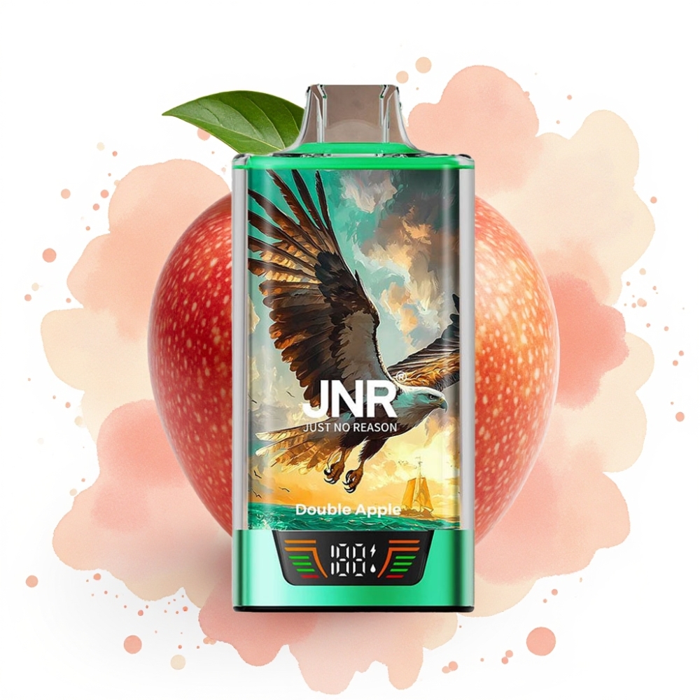 JNR Falcon Pro 28000 Engangs Vape Dobbel Eple – 30ml/950mAh/28000 Puffs