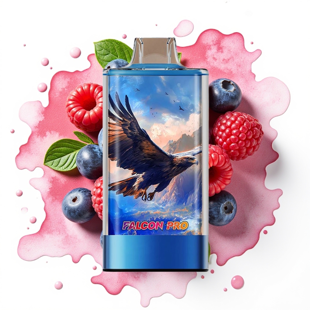 JNR Falcon Pro 28000 Engangsvape Blåbær Bringebær Kirsebær – 30ml/950mAh/5%