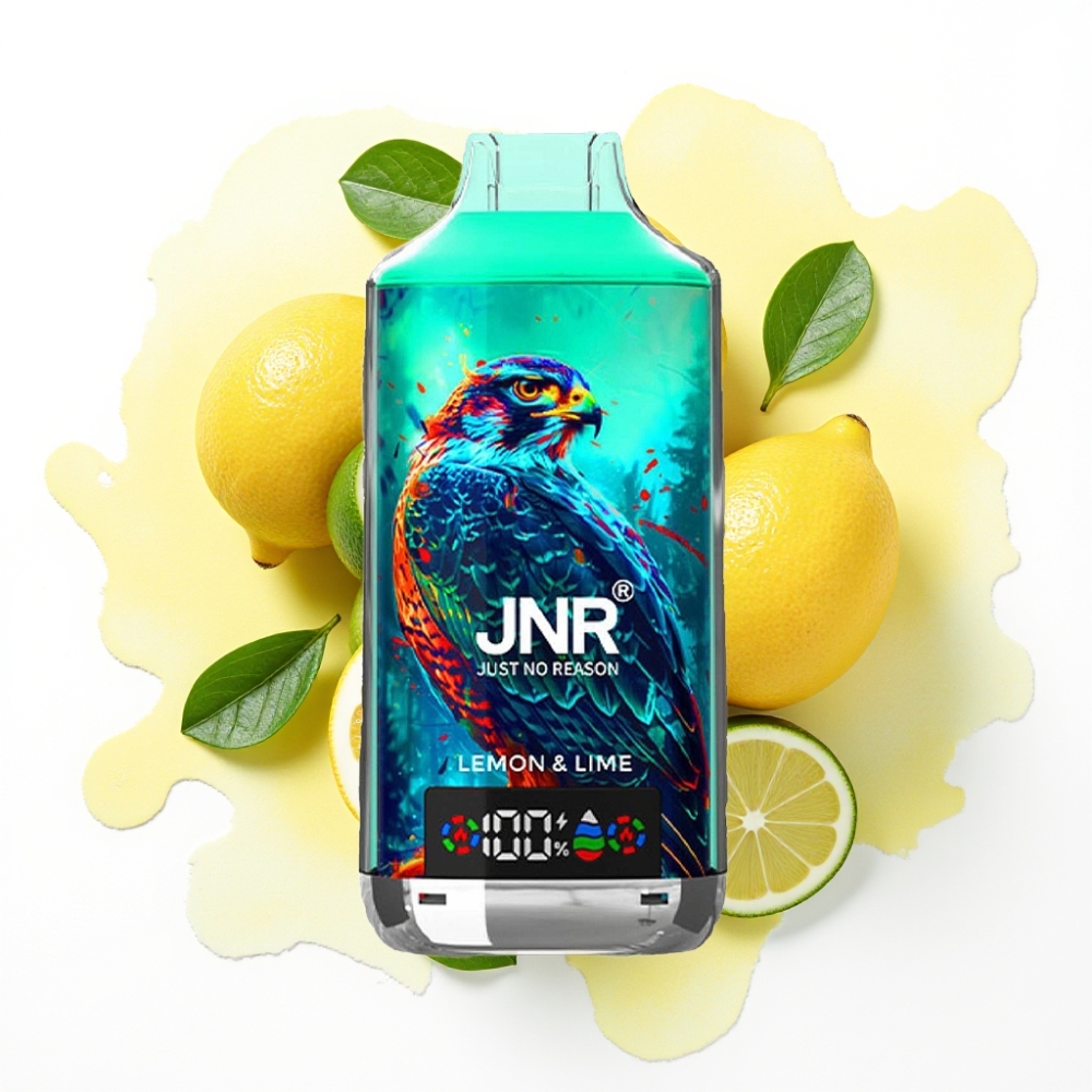JNR Falcon X 18000 Puffs Disposable Vape Sitron Lime, 24ml, 750mAh, Type-C