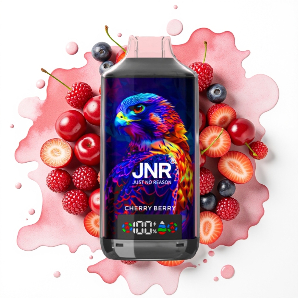 JNR Falcon X 18000 Puffs Kirsebær & Bær – 24ml, 750mAh, Type-C