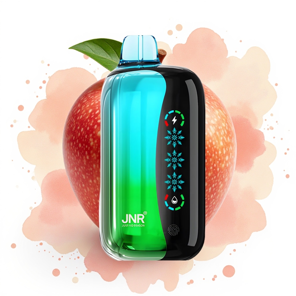 JNR Flex Ice 21000 Puffs Engangsdamp Dobbel Eple – 26ml, 1.2 Ohm, Isjusterbar