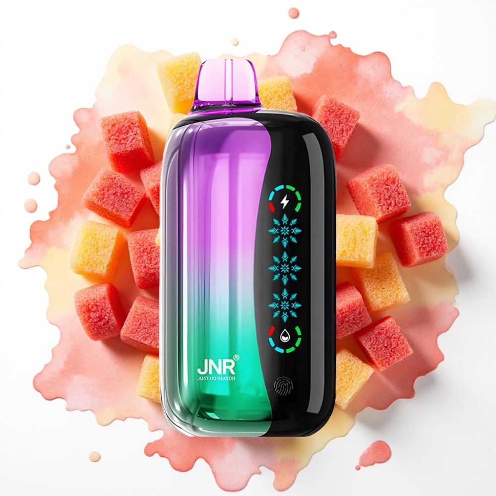 JNR Flex Ice 21000 Puffs Engangsdamper Sure Kirsebær Gummier 26ml 1000mAh