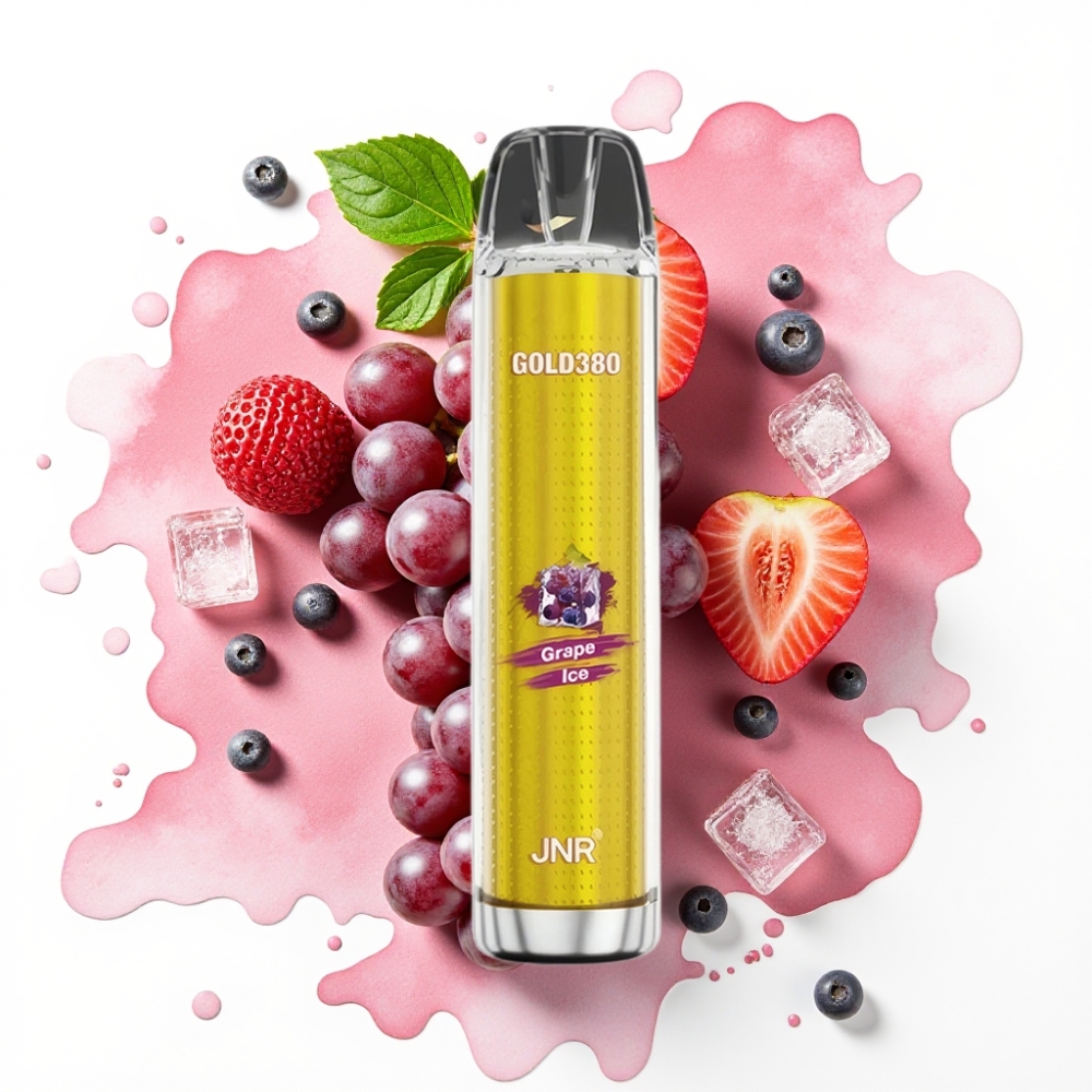JNR Gold380 6000 Puffs Engangs Vape Drue Is 1500mAh 13ml