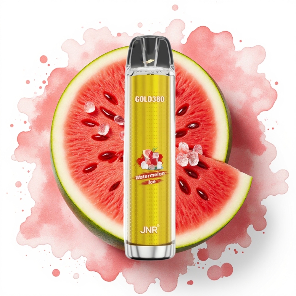 JNR Gold380 6000 Puffs Engangs Vape Vannmelon Is 6000 Puffs 1500mAh 13ml