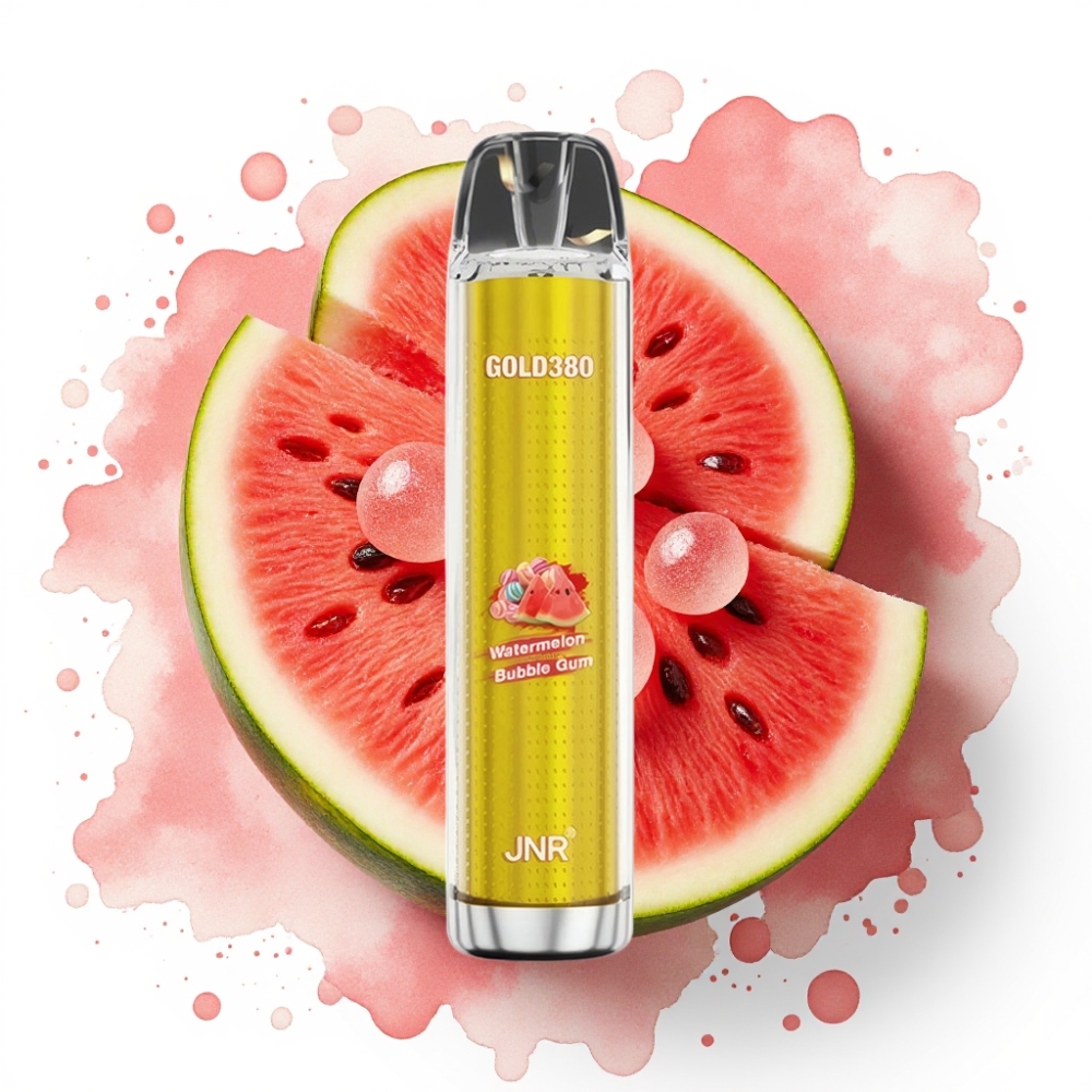 JNR Gold380 6000 Puffs Engangsvape Vannmelon Tyggegummi 1500mAh 13ml