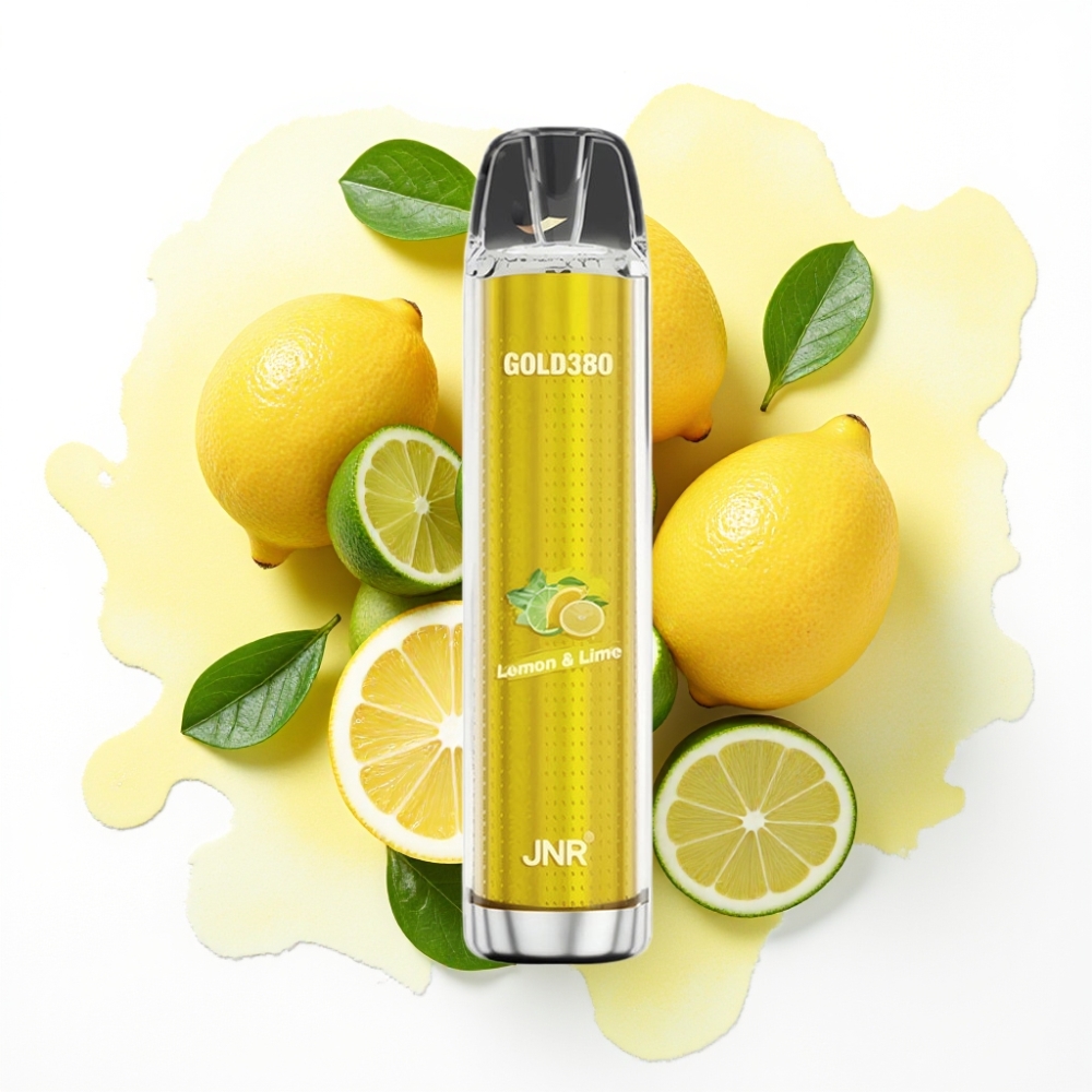 JNR Gold380 6000 Puffs Engangsvaper Sitron Lime – 1500mAh, 13ml