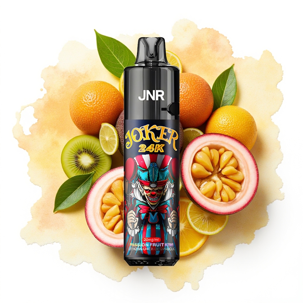 JNR Joker 24K Puffs Disposable Vape Pasjonsfrukt Kiwi 10ml 800mAh 24000 Puffs