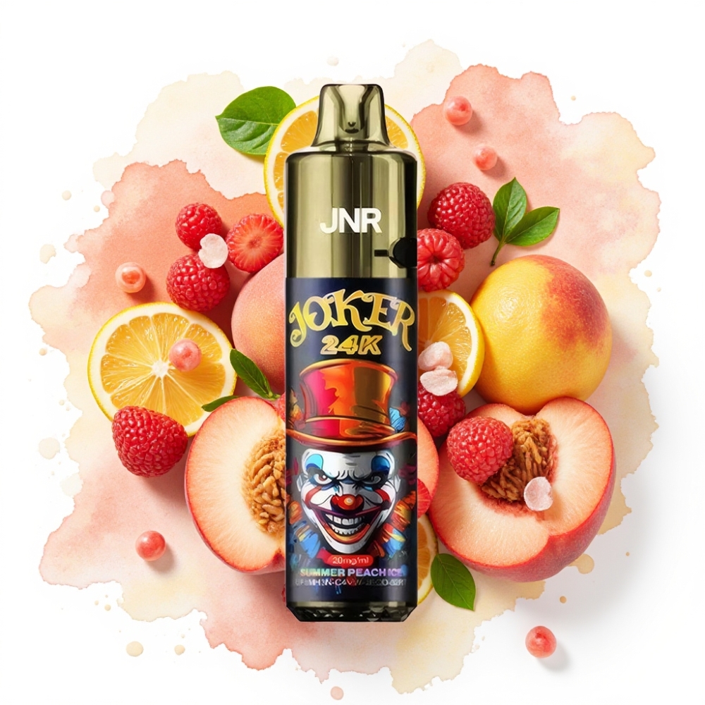 JNR Joker 24K Puffs Engangsdamp Sommerfersken Is 10ml 800mAh 24000 Puffs