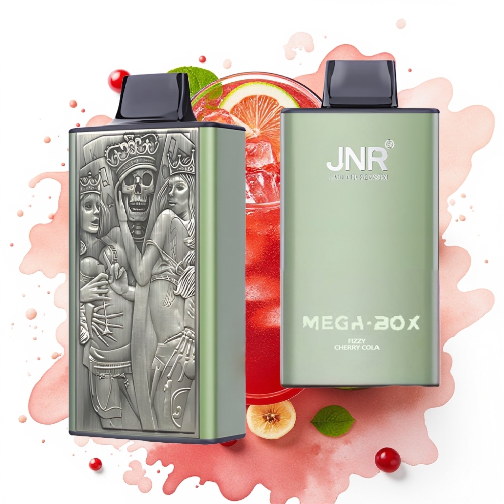 JNR Mega Box 25000 Puffs Engangsdamp Fizzy Cherry Cola – 30ml, 850mAh, Type-C