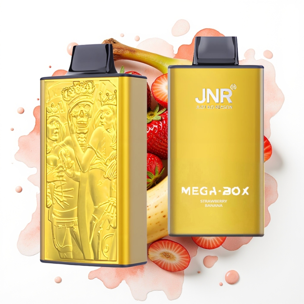 JNR Mega Box 25000 Puffs Engangsdamper Jordbær Banan 30ml 850mAh
