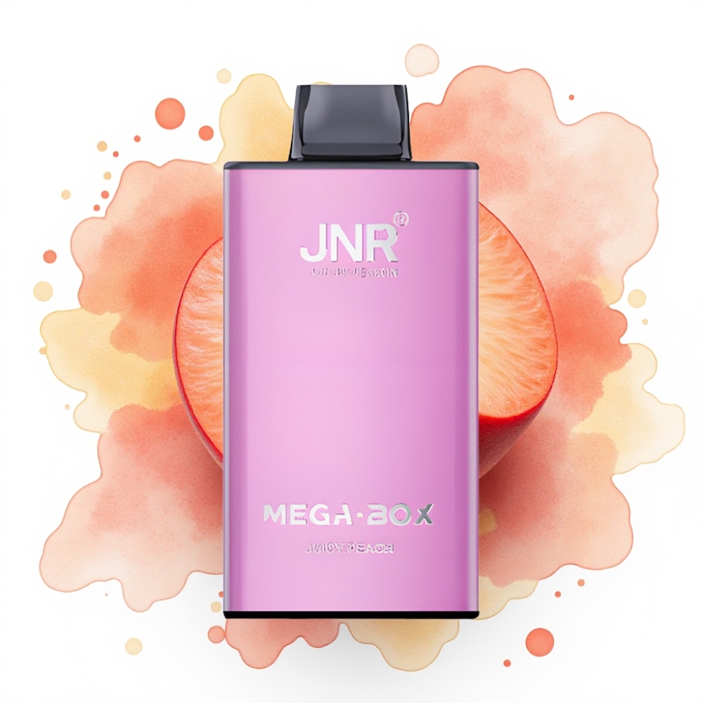 JNR Mega Box 25000 Puffs Engangsvape Saftig Fersken – 30ml, 850mAh, Type-C