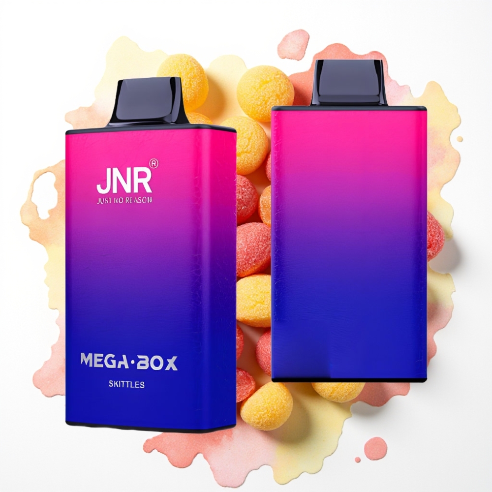 JNR Mega Box 25000 Puffs Engangsvape Skittles – 30ml, 850mAh, Type-C