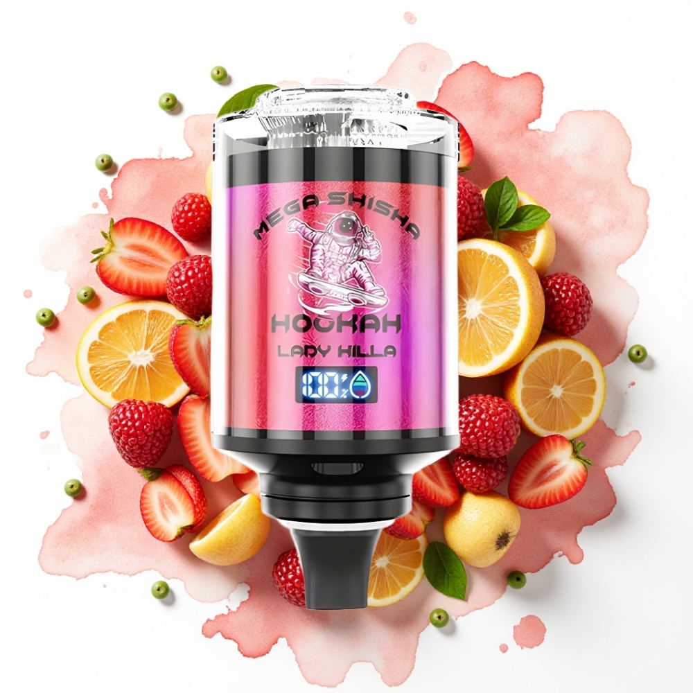JNR Mega Shisha Hookah 100K Desktop Kompatibilitet Lady Killa 60ml 2200mAh