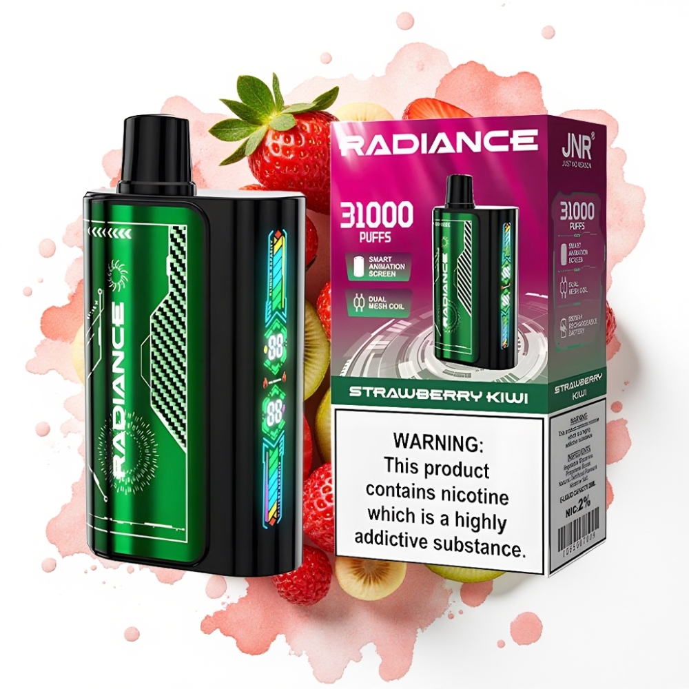 JNR Radiance 31000 Puffs Disposable Vape JORDBÆR KIWI 28ml 950mAh