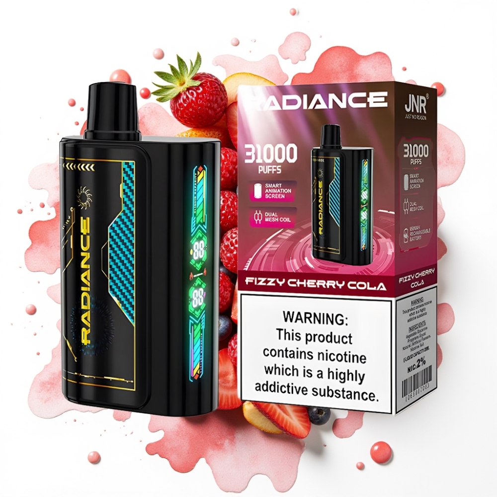 JNR Radiance 31000 Puffs Engangsvaper FIZZY CHERRY COLA 28ml 950mAh