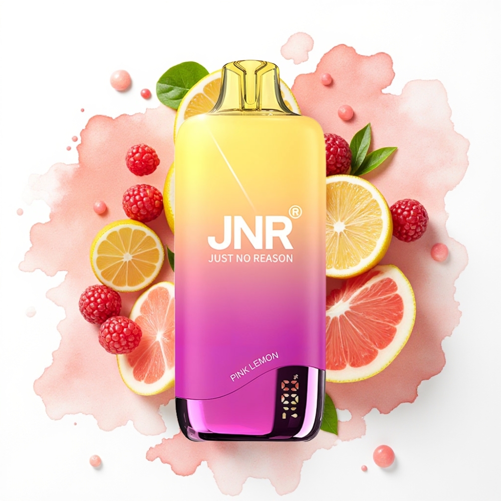JNR Rainbow 10500 Puffs Disposable Vape Rosa Sitron – 10500 Puffs, 18ml, 600mAh