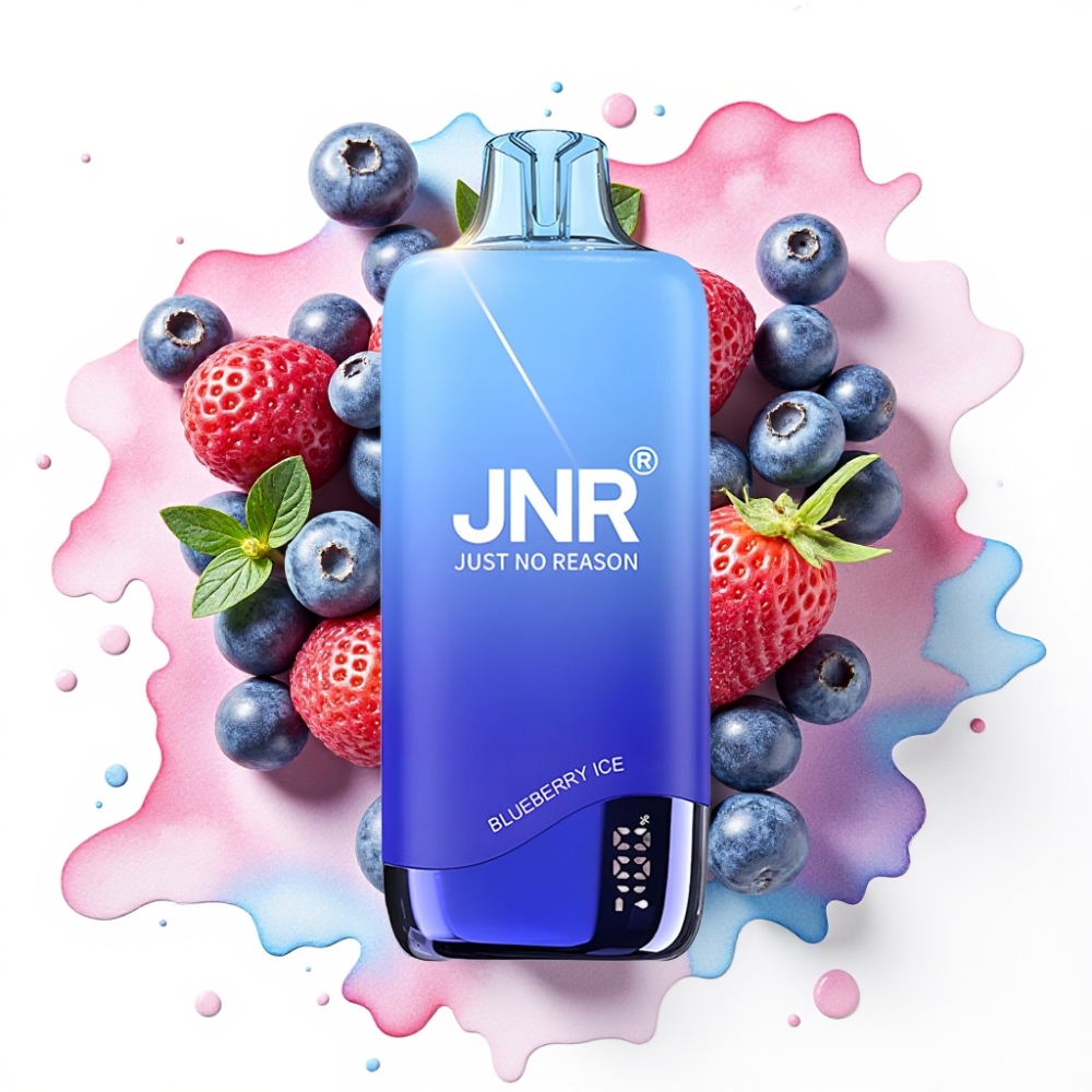 JNR Rainbow 10500 Puffs Engangsvaper Blåbæris 18ml 600mAh USB-C