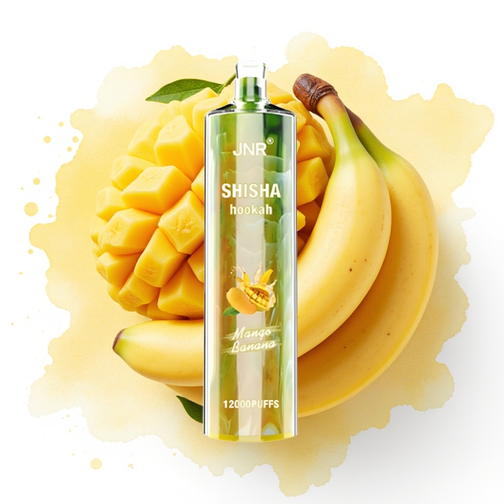 JNR Shisha Hookah 12000 Puffs Mango Banan 24ml 750mAh Type-C