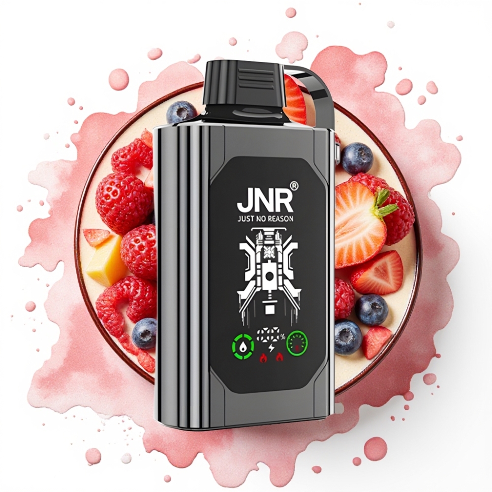 JNR Shisha Hookah Box 20500 Puffs Blandet Bær Is – 1000mAh, 25ml, Type-C