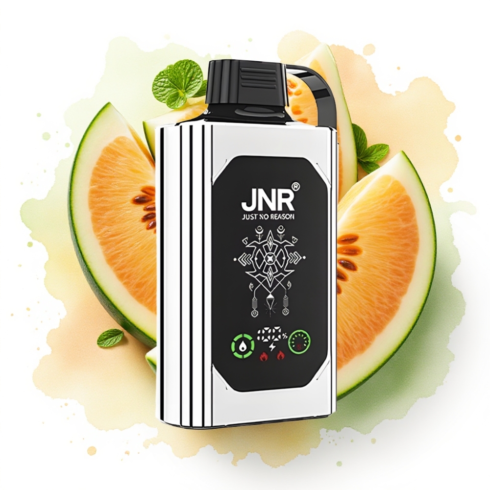 JNR Shisha Hookah Box 20500 Puffs Dobbel Melon Mynte – 25ml, 1000mAh, Type-C