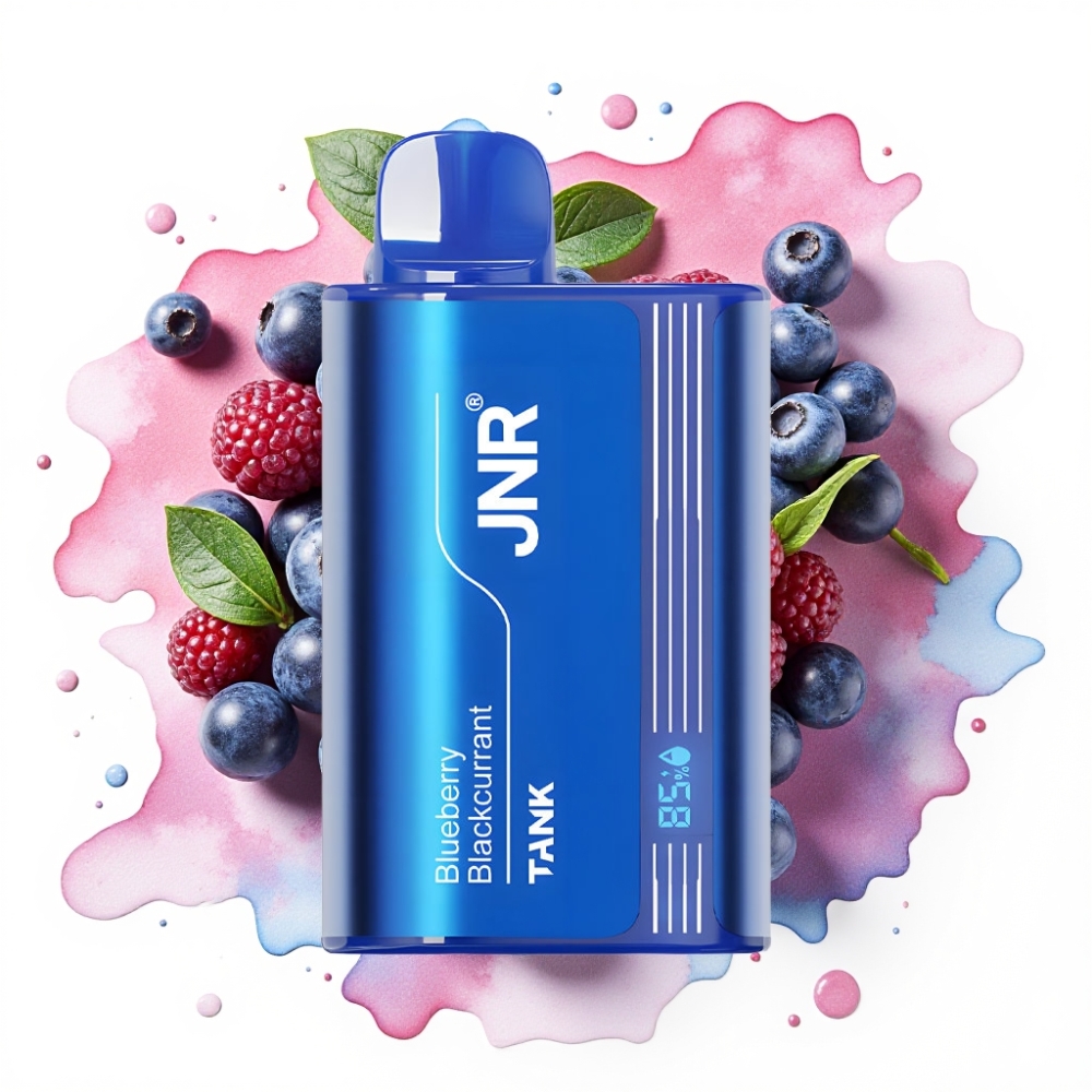 JNR Tank 10000 Puffs Engangsdamp Blåbær Solbær 20ml 650mAh