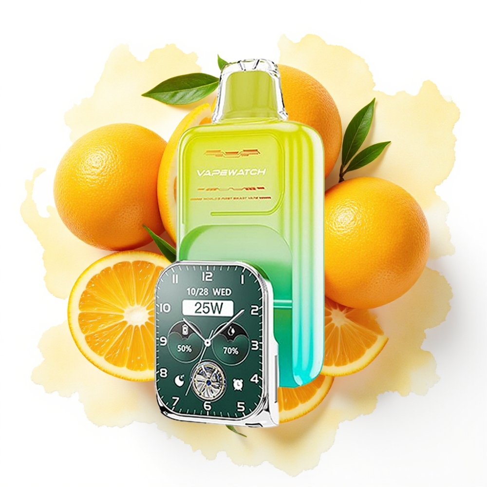 JNR VapeWatch 30000 Puffs Appelsin Mango – 1000mAh, 19mL, 5%