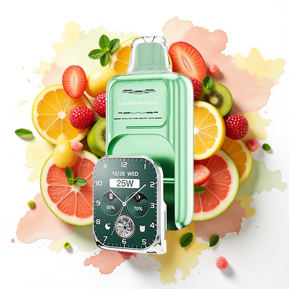 JNR VapeWatch 30000 Puffs Miami Mynte – 1000mAh, 19mL, 5%