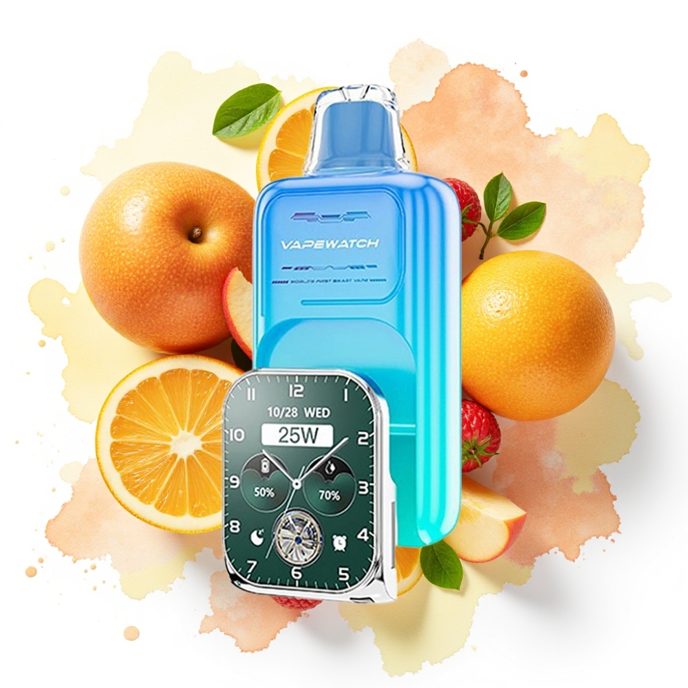 JNR VapeWatch 30000 Puffs Sur Eple Is – 1000mAh, 19mL, 5%