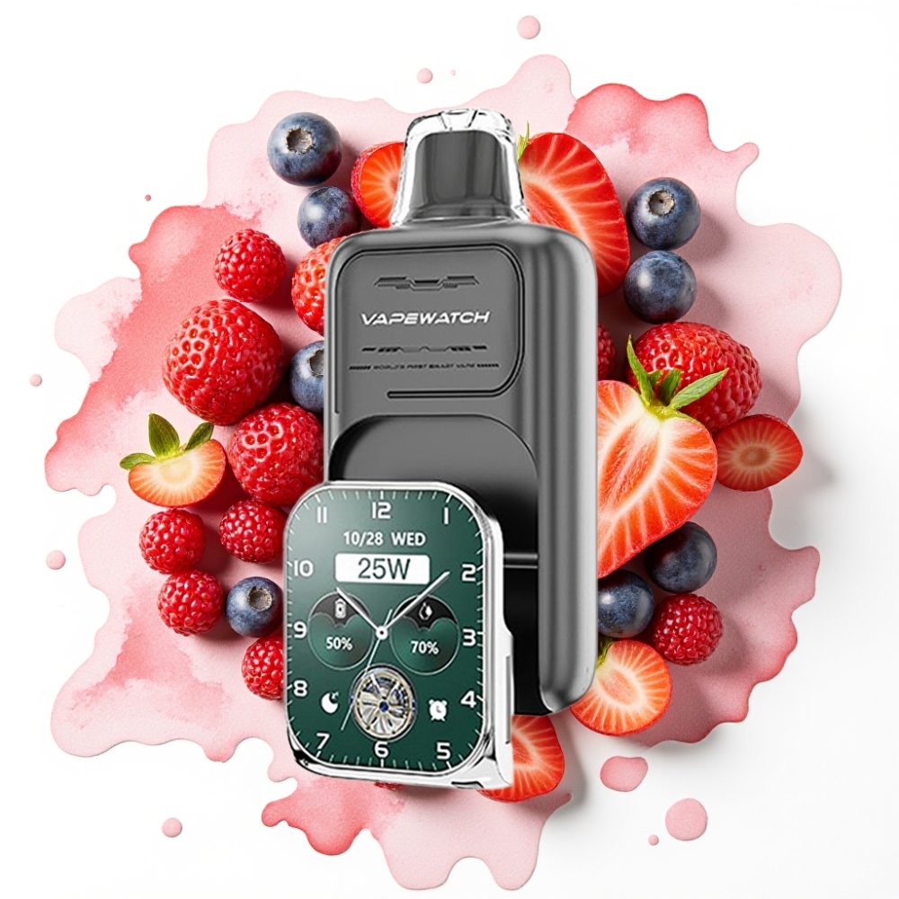 JNR VapeWatch 30000 Puffs Triple Bær – 19mL, 1000mAh, Type-C
