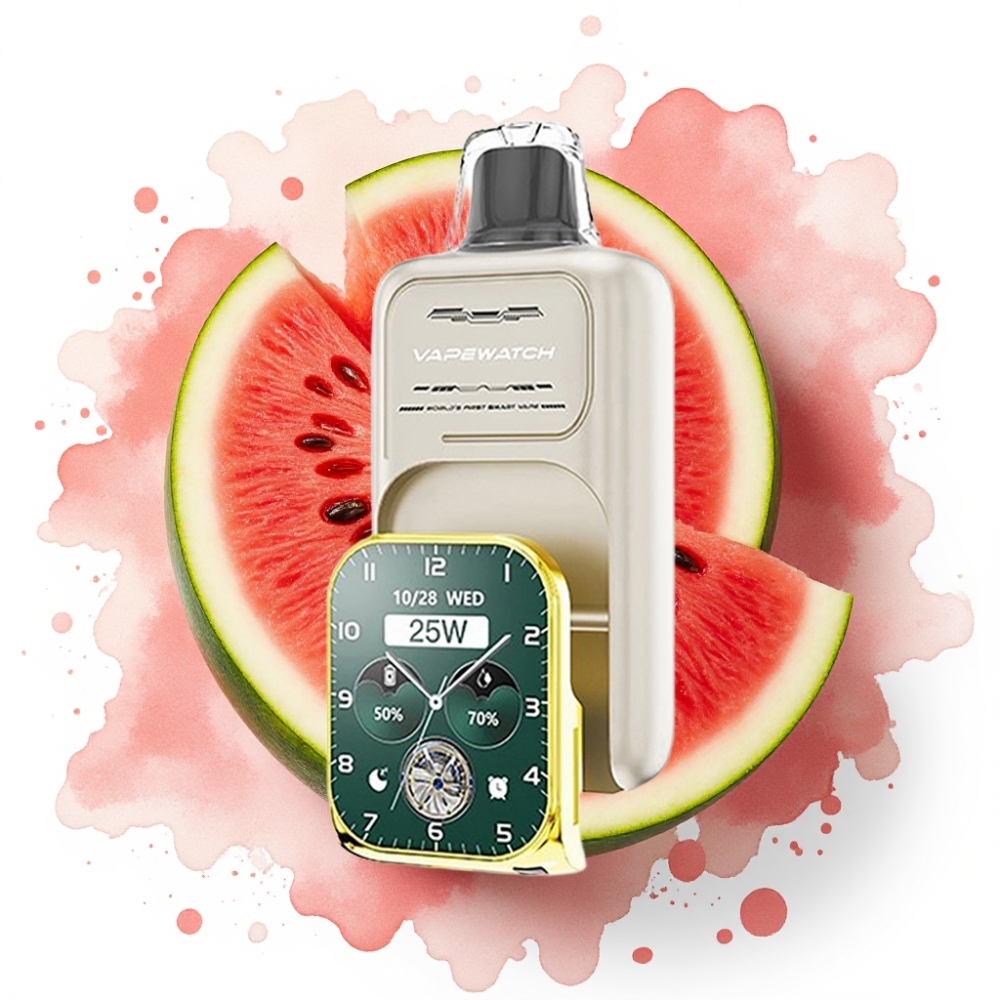 JNR VapeWatch 30000 Puffs Vannmelon Is 19mL 5% Type-C
